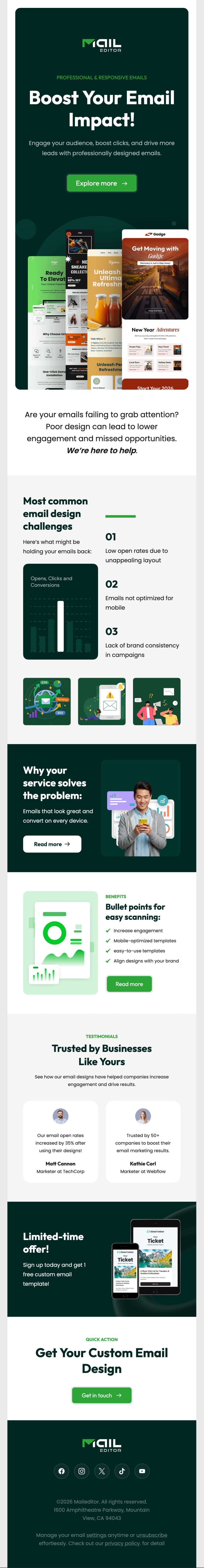 b2b lead generation email template