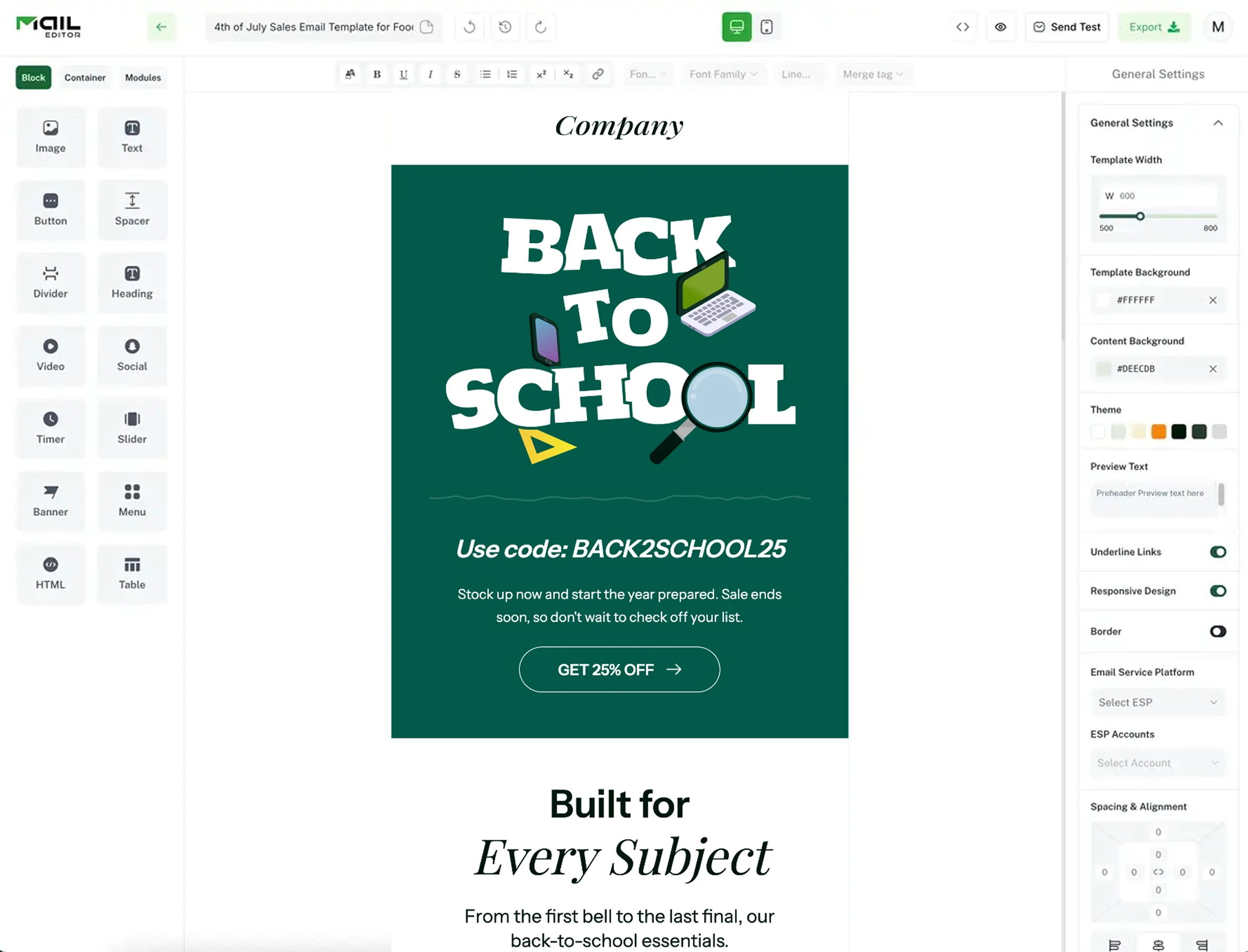 Edit Ecommerce Emails Faster