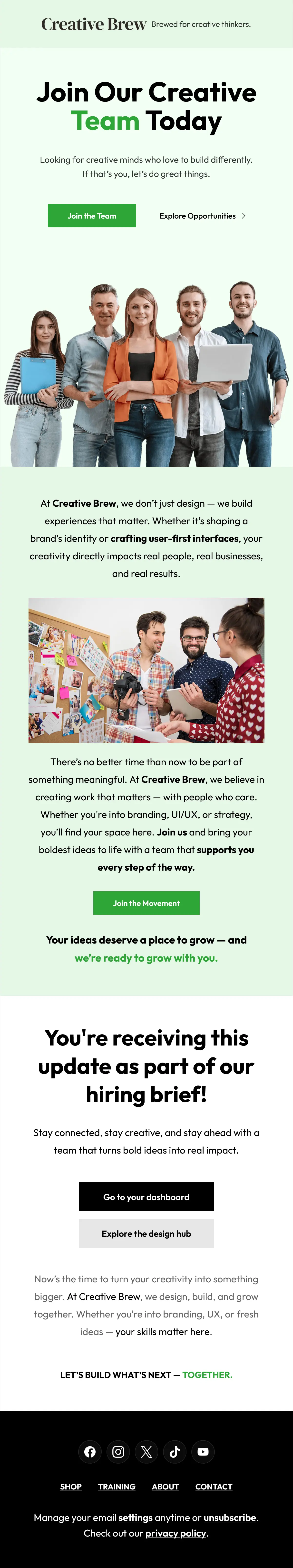 Recruitment Email Template